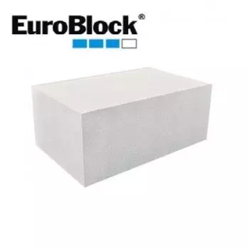 Блок газобетонный EuroBlock 600х300х200 мм, D500