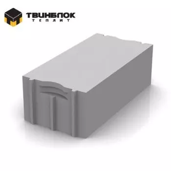 Блок газобетонный Твинблок 625x250x300 мм, D500 г.Березовский