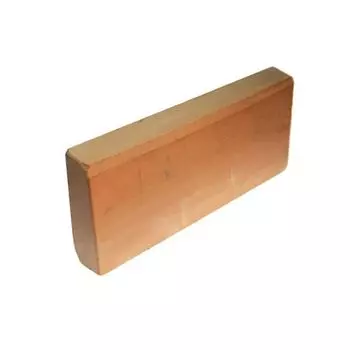 Бордюр тротуарный, 1000х200х80мм красный