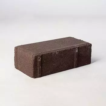 Брусчатка Кирпичик 200x100x60мм коричневый