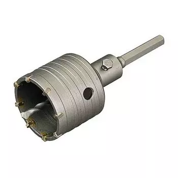 Буровая коронка по бетону кольцевая 80мм, с 6-гранным хвостиком ЗУБР 2917-80