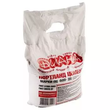 Цемент Диана серый, 10 кг