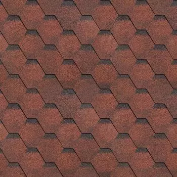 Гибкая черепица ТехноНиколь Shinglas Финская Соната, Красная