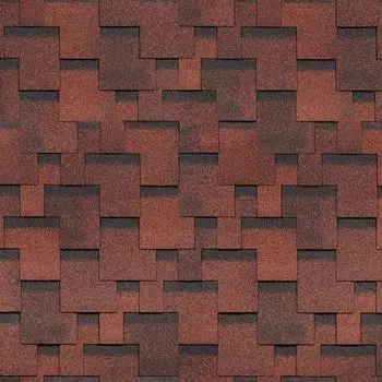 Гибкая черепицаТехноНиколь Shinglas Финский Аккорд, Красная