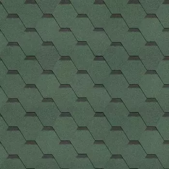 Гибкая черепица ТехноНИКОЛЬ Shinglas Кадриль Нефрит