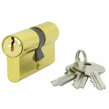 Цилиндровый механизм ФЗ AL 60 англ. ключ-ключ латунь