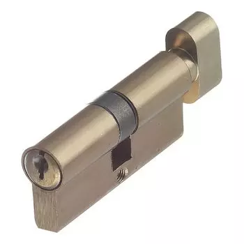 Цилиндровый механизм ФЗ AL 70 англ. ключ-вертушка античная бронза