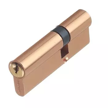 Цилиндровый механизм Palladium 90 35х55 перф. ключ-ключ латунь
