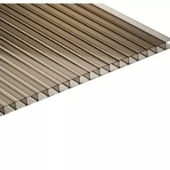 Cотовый поликарбонат 4мм терракот 2,10х6,00 Rational 0,47 кг/кв.м.