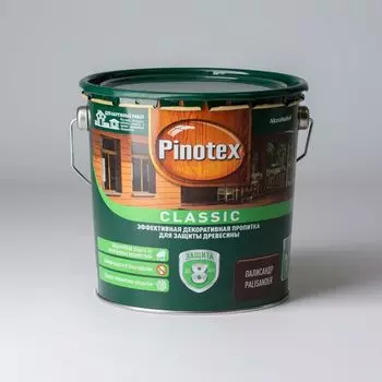 Деревозащитное средство Pinotex Classic Палисандр, 2,7л