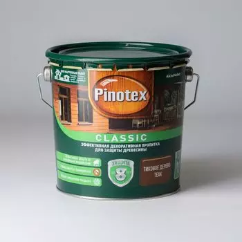 Деревозащитное средство Pinotex Classic Тик, 2,7л