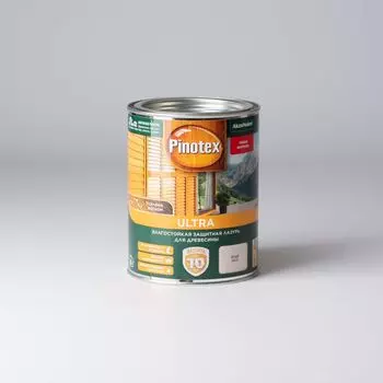 Деревозащитное средство Pinotex Ultra Белый, 1л