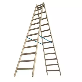 Деревянная стремянка Krause 2х12