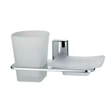 Держатель стакана и мыльницы WasserKraft Leine К-5026