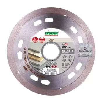 Диск алмазный по керамограниту Distar Esthete 125х1,1х8х22,23 1A1R