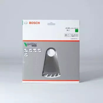 Диск пильный по дереву 190х30х36T Optiline ECO Bosch