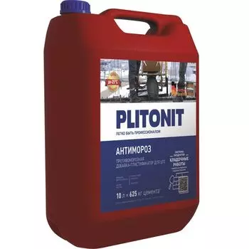 Добавка противоморозная Плитонит-Актив АнтиМороз, 3 л