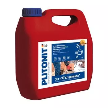 Добавка противоморозная Plitonit Антифриз 3 л