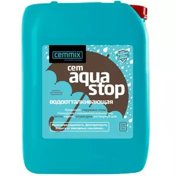 Добавка водоотталкивающая CemAquaStop, 5 л