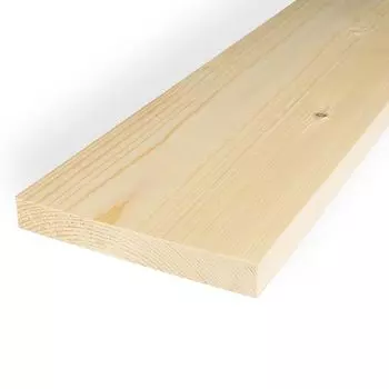 Доска сухая строганная 20х146х3000мм