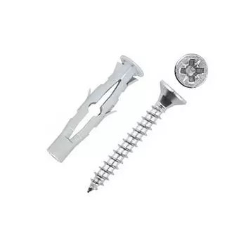 Дюбель Бабочка DQ нейлон с шурупом 8x50 (4 шт) пакет Tecfi