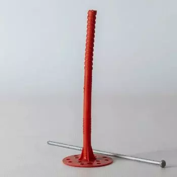 Дюбель для теплоизоляции с металлическим гвоздем 10х180