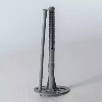 Дюбель для теплоизоляции с пластиковым гвоздём 10х140