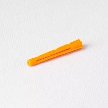 Дюбель полипропиленовый 6х52 мм тип U потай, оранжевый