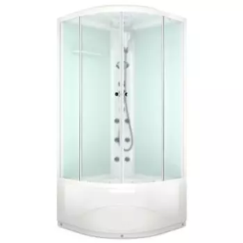 Душевая кабина Domani-Spa Delight 99 high 90x90 полукруглая (4140785)