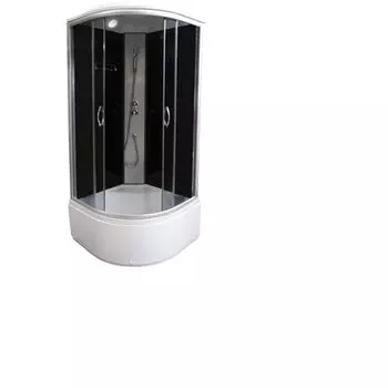 Душевая кабина Faro 450/2 80x80 полукруглая (4147562)