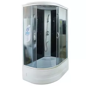 Душевая кабина Faro 480/2 R 120x85 полукруглая (4147048)