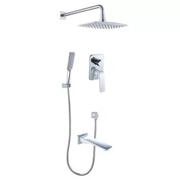 Душевая система Lemark Allegro со смесителем для ванны LM5922CW