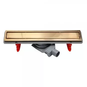 Душевой лоток Pestan Confluo Premium Line 75 см (13100054) золото под плитку