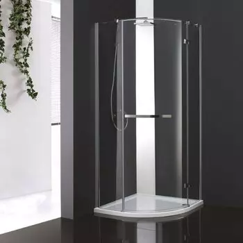 Душевой уголок Cezares Bergamo 100х120 (BERGAMO-W-RH-1-120/100-ARCO-C-Cr-R-IV)
