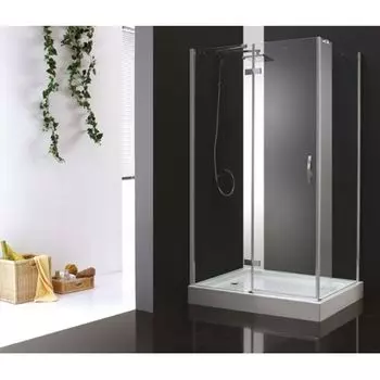 Душевой уголок Cezares Bergamo 100х90 (BERGAMO-W-AH-1-90/100-P-Cr-L)