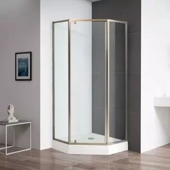 Душевой уголок Cezares Eco 90х90 (ECO-O-P-1-90-C-Br)