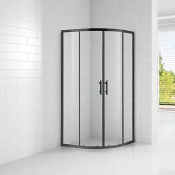 Душевой уголок Cezares Eco 90х90 (ECO-O-R-2-90-C-NERO)