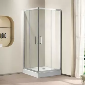 Душевой уголок Cezares Porta 100х100 (PORTA-D-A-2-100-P-Cr)