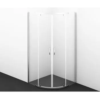 Душевой уголок WasserKraft Leine 35P01 полукруглый 90х90