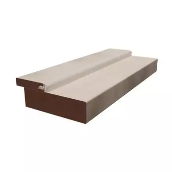 Дверная коробка Синержи, Ясень белый, прямая, 2070*70*28мм