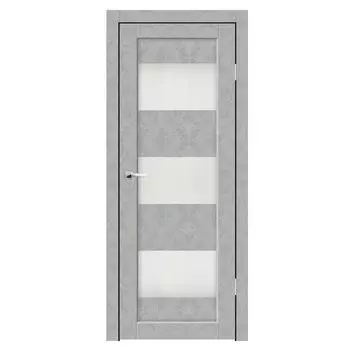 Дверное полотно Синержи Афина, Бетон серый, ПДО 700х2000 мм