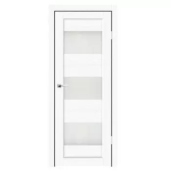 Дверное полотно Синержи Афина, Вуд Тангет Айс, ПДО 800х2000 мм