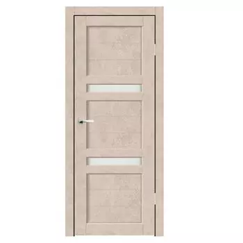 Дверное полотно Синержи Алессандро, Бетон бежевый, ПДО 900х2000 мм