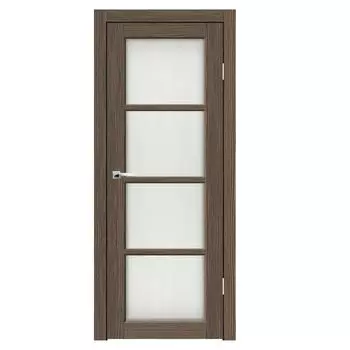 Дверное полотно Синержи Асти, Акация темная, ПДО 900х2000 мм