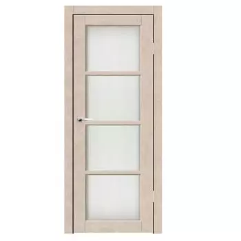 Дверное полотно Синержи Асти, Бетон бежевый, ПДО 600х2000 мм