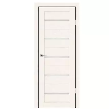 Дверное полотно Синержи Бьянка, Бетон белый, ПДО 700х2000 мм