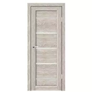 Дверное полотно Синержи Бьянка, Грей, ПДО 900х2000 мм