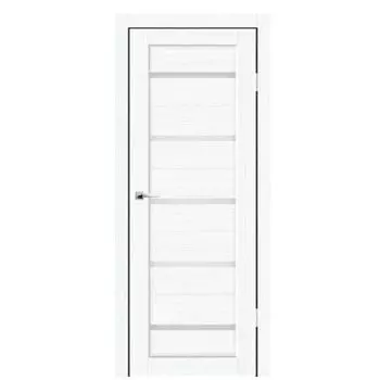 Дверное полотно Синержи Бьянка, Вуд Тангет Айс, ПДО 800х2000 мм