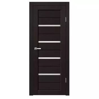 Дверное полотно Синержи Биланчино, Венге, ПДО 600х2000 мм