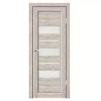 Дверное полотно Синержи Дельта, Грей, ПДО 600х2000 мм